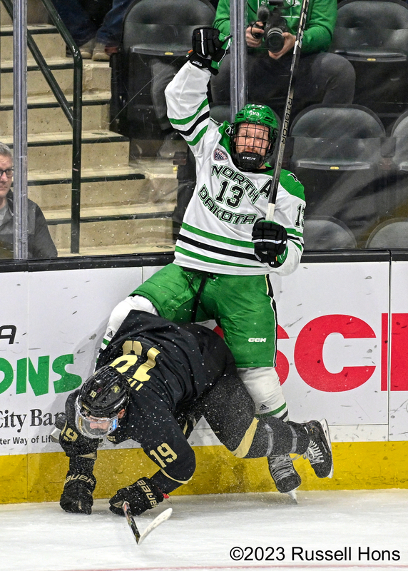 NCAA Men’s Hockey 2023 Army vs North Dakota Fighting Hawks OCT 13