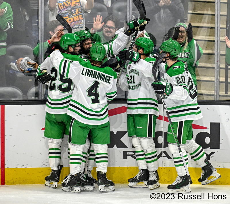 NCAA Men’s Hockey 2023 Army vs North Dakota Fighting Hawks OCT 13